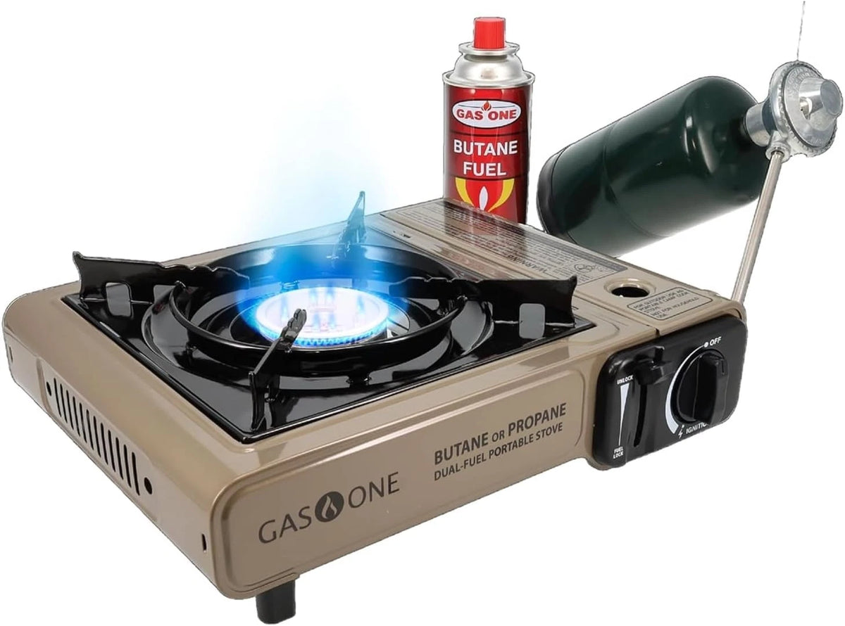 Gas One GS-3400P Propane or Butane Stove Dual Fuel 8,000 BTU,