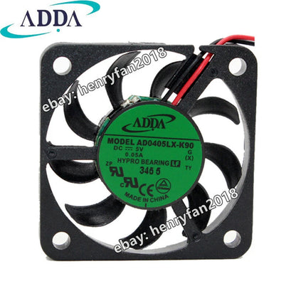 ADDA Fan AD0405LX-K90 Axial Fan DC 5V 0.05A 40*40*6MM 3.8CFM For USB Cooling Fan