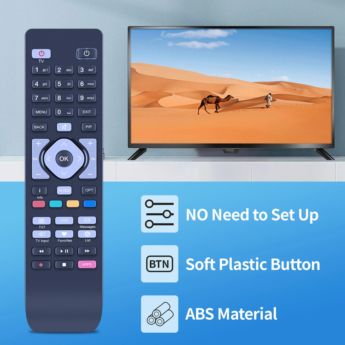RC2764525/01 Remote Control For Telekom STB-IPTV Kaon 7356 Satellite Receiver