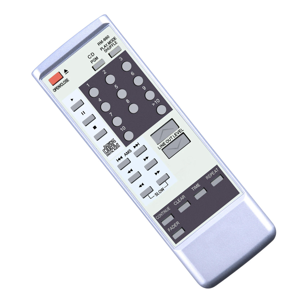 RM-990 Replacement Remote Control For Sony CD Player CDP497 CDP590 CDP790