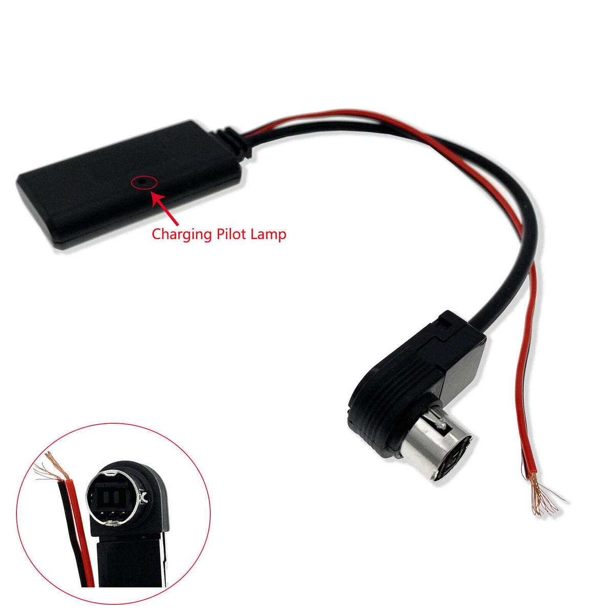 Bluetooth Aux Adapter Cable For Alpine CDA-7893 CDA-7894 CDA-7998 CDA-7998R Accs