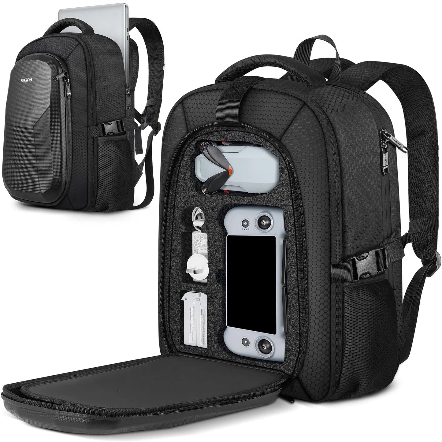 PEKREWS Case for Atom 2 Backpack (RC PTD 1) - One Size Fits All, Black
