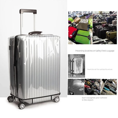 T Tersely Clear PVC Suitcase Cover Protectors 20/24/26/28/30 22inch,