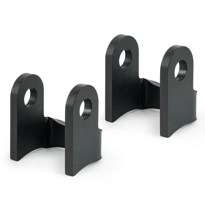 2 Pack - 3”Shock Bracket – 6mm HRP&O Steel, 1/2" Bolt Hole, Fits 1.75"–3" Tube