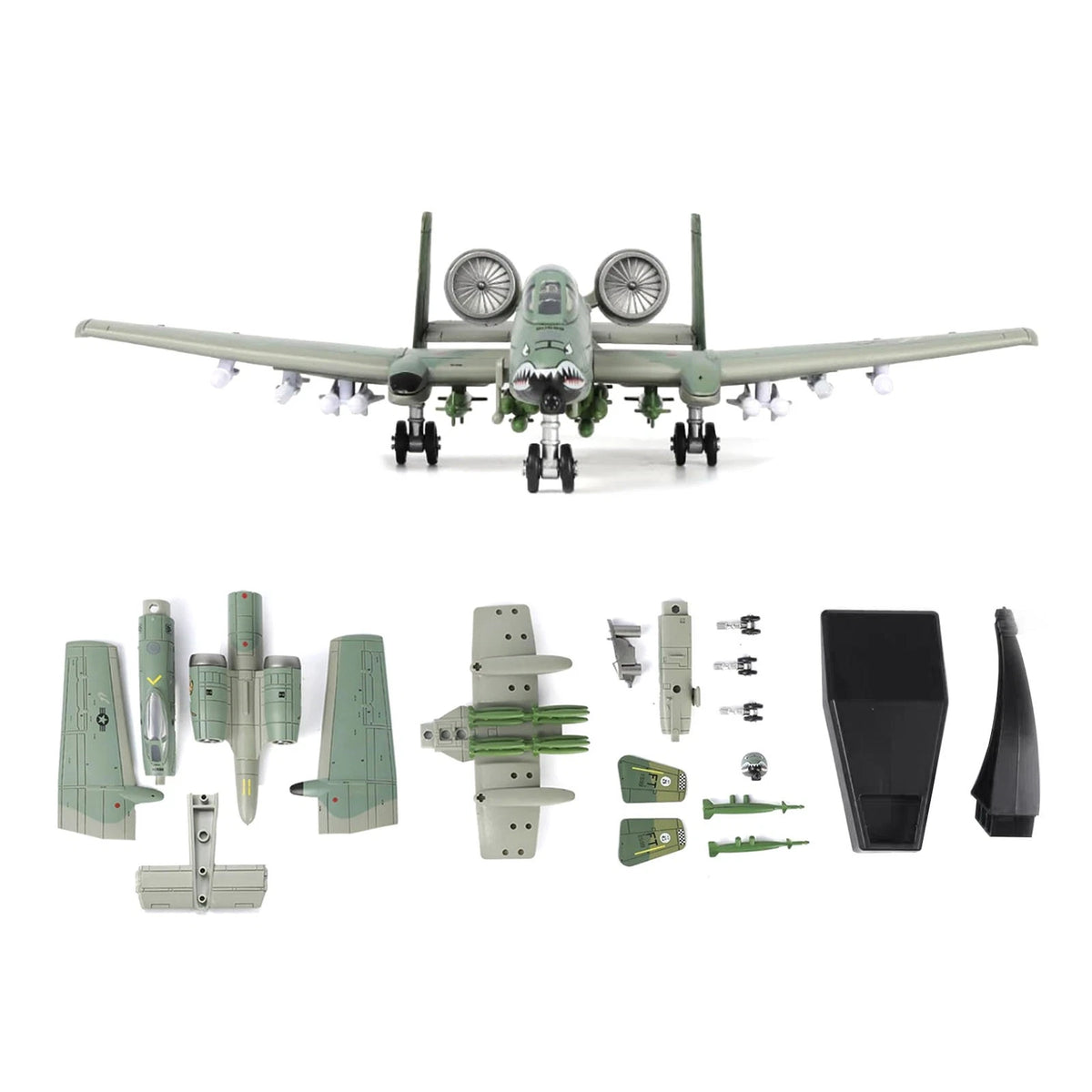 1/72 A-10 Thunderbolt II Warthog Attack Aircraft USAF Assembly Model DIY Set