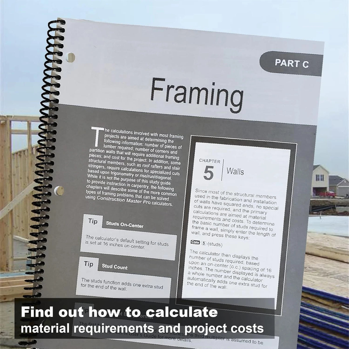 Calculated Industries 2140 Construction Master Pro Workbook and Study Guide...