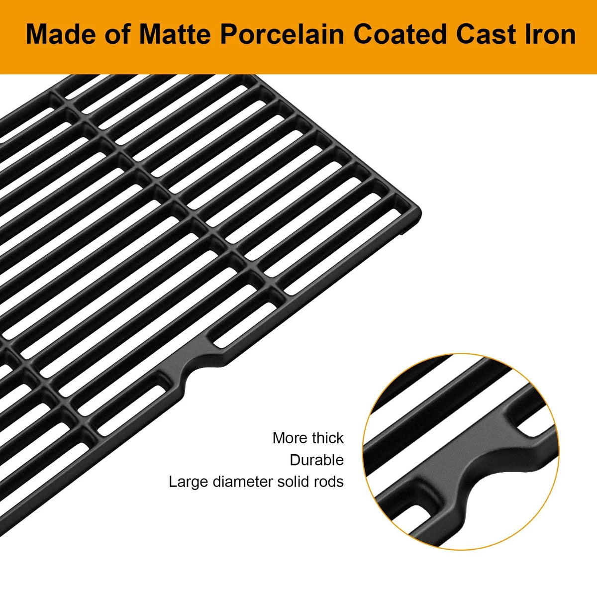 Cooking Grid Grates for Kenmore 4 2 Pack Grates, 4 Burner Grills