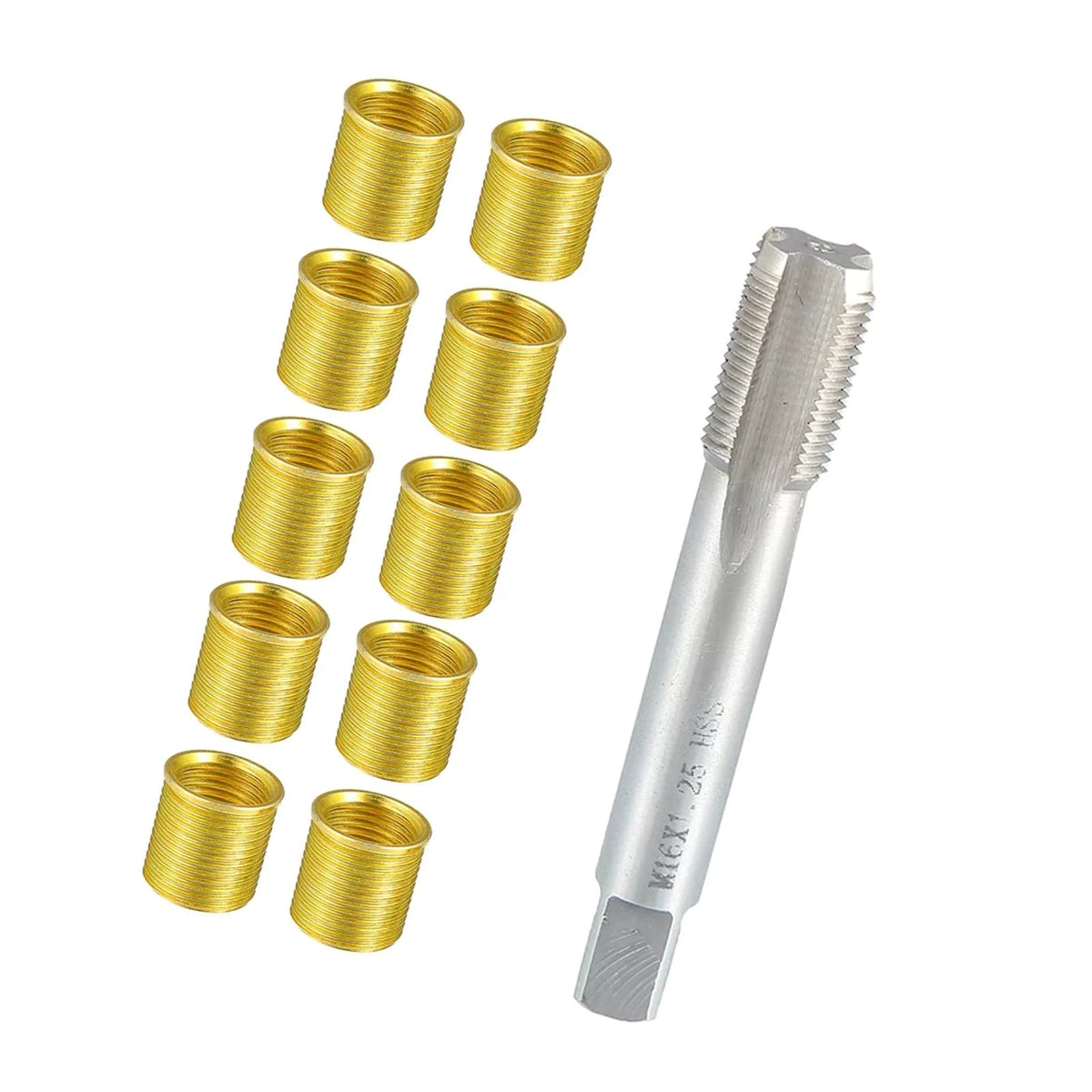 Universal Spark Plug Thread Repair Tools with Inner Inserts and Tap M14x1.25