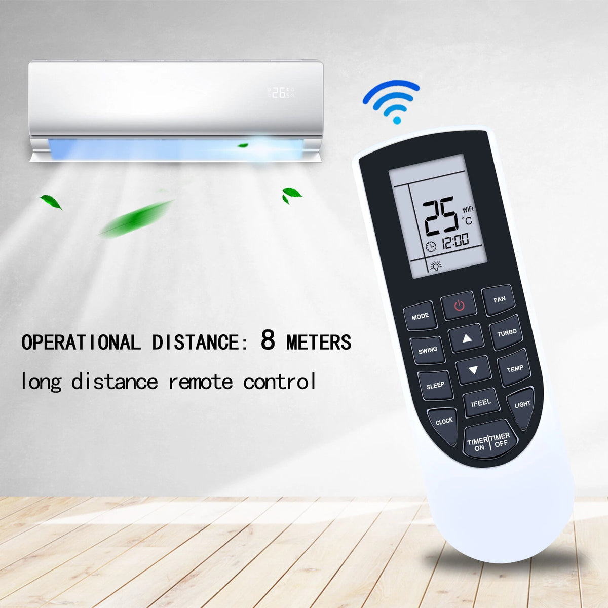 Remote Control For CIAC Air Conditioner CG43MX018PH3H1C CG43MX024PH3H1C
