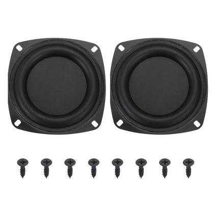 LHMYTREE 2 PCS 4-Inch Woofer Vibrating Membrane,Bass Loudspeaker Passive...