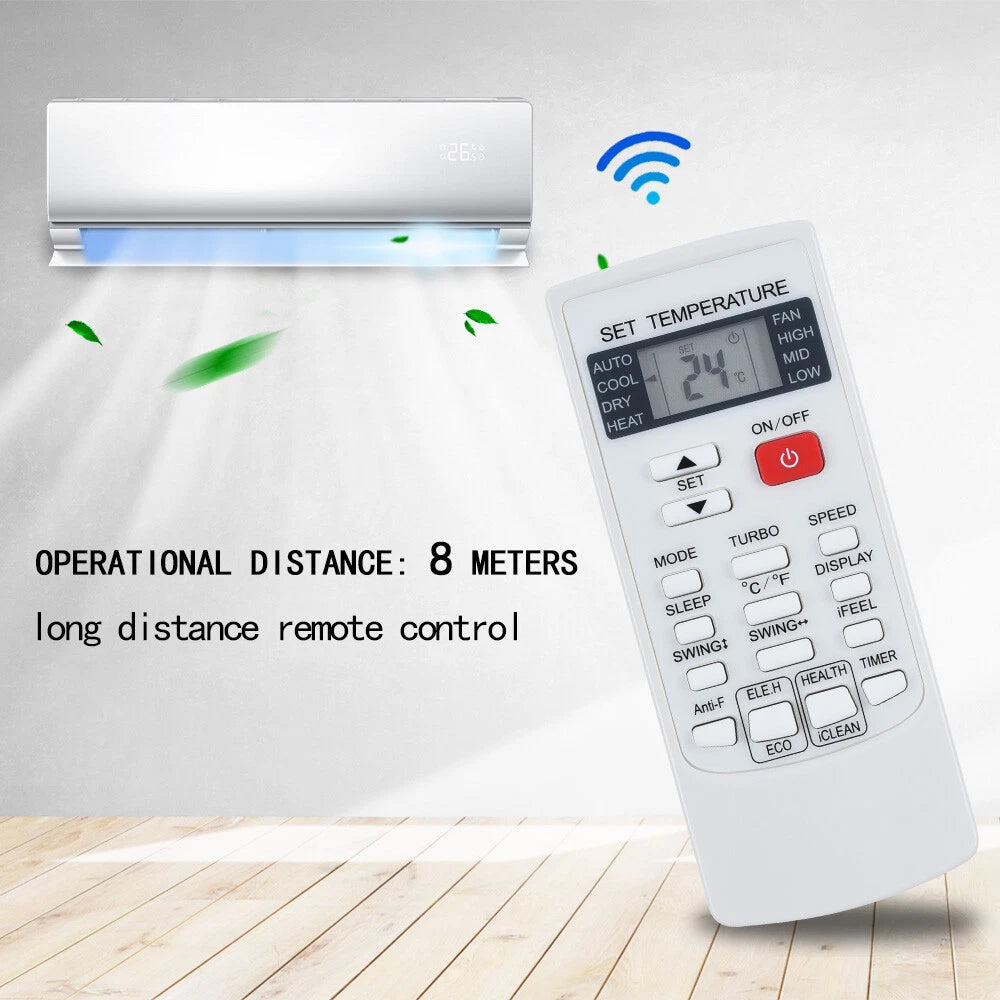 Remote Control For Costway Mini Split Air Conditioner & Heater