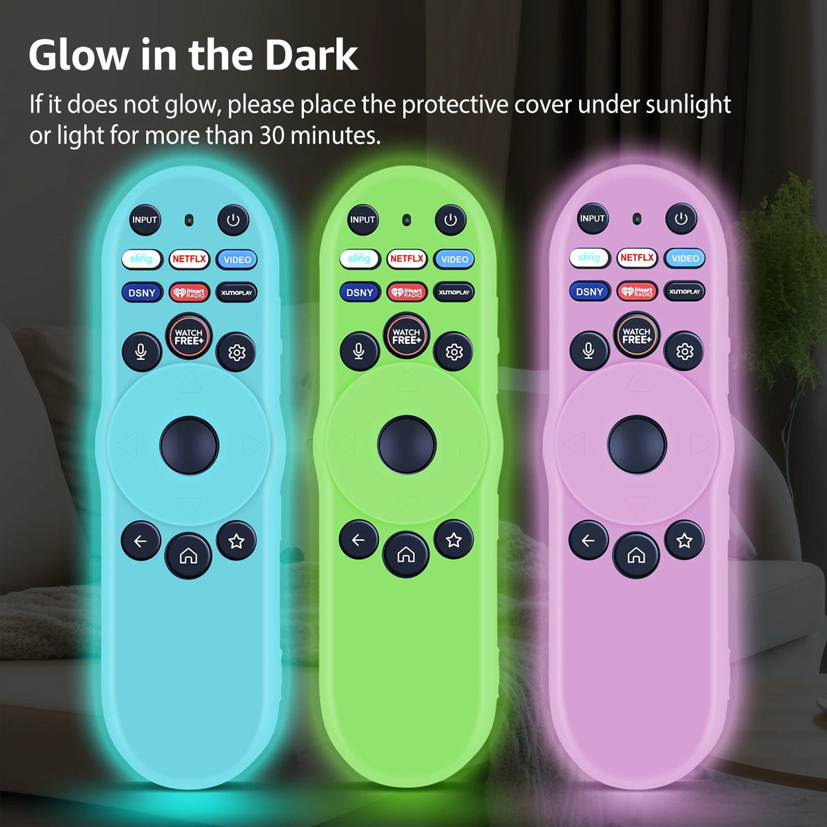 [3-Pack]XRT270 Remote Cover for Vizio Smart TV Silicone Controller Case Cover