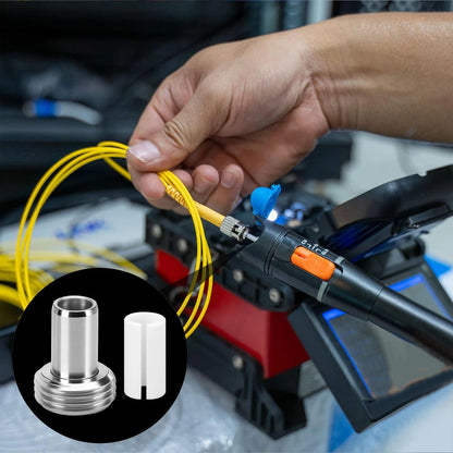 30 PCS VFL Fiber Optic Visual Fault Locator Replacement Parts Kit, Silver