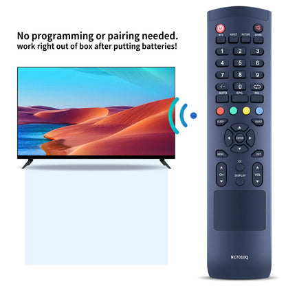 RC7010Q Remote Control For Quasar LED TV SQ3202 SQ5002 SQ5003 Q32HST1 SQ240W