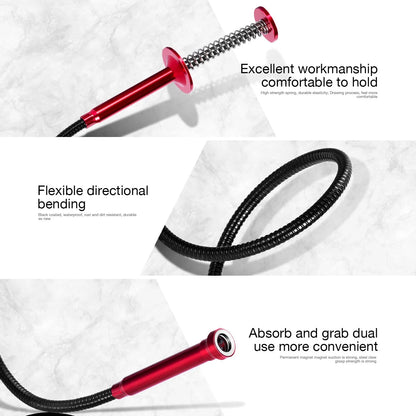Bendable Flexible Magnetic Pickup Tool, Directional Bend Tool