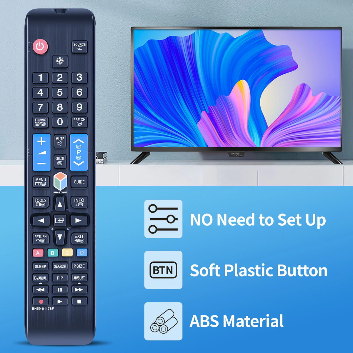 BN59-01178F Remote Control For Samsung TV BN59-01181B UE48HU8500 UA55H6800AW