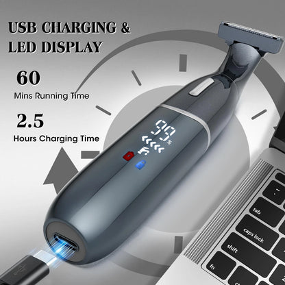 Manscape Ball Trimmer for Men,Body& Pubic Hair and Groin Black