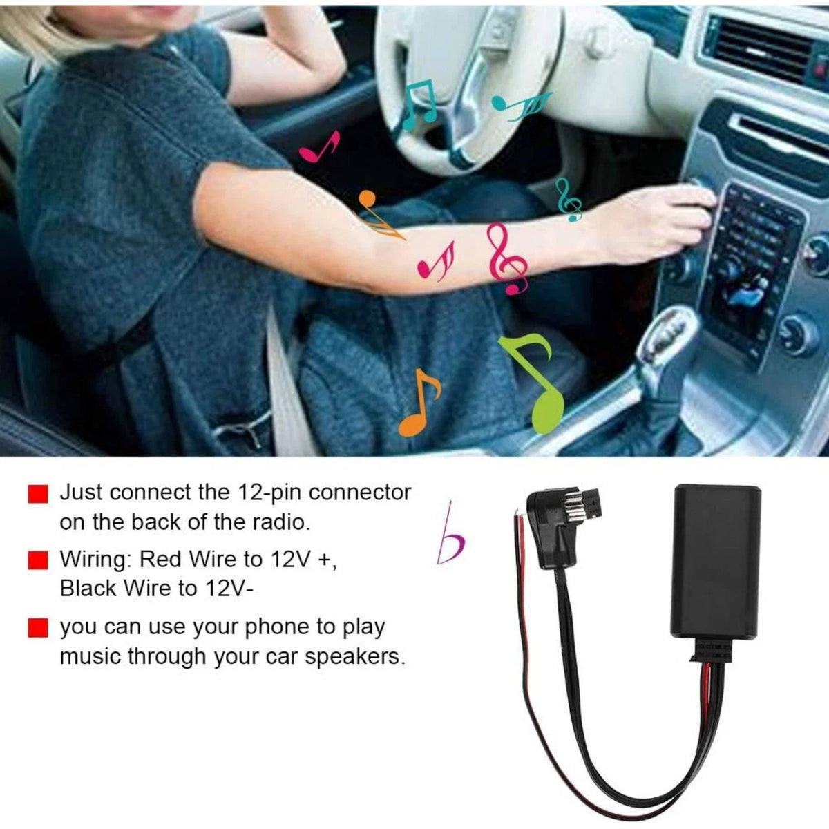 High Quality Car for Bluetooth AUX Adapter IP-BUS Module for Pioneer DEH-P
