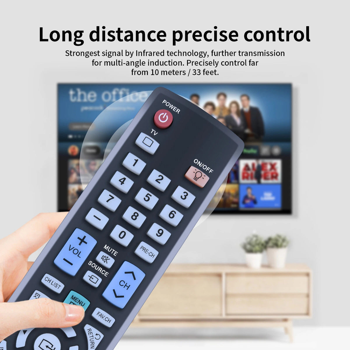 BN59-00853A Remote Control For Samsung TV HLR5668W HLR6168W