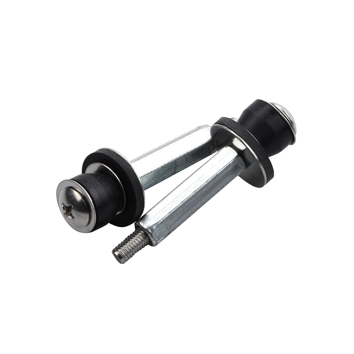 2PCS Stainless Steel Toilet Seat Bolts Kit, Easy Install Metal Screws for Repair