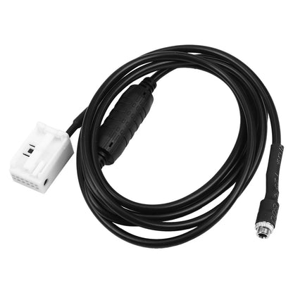 Auto Female AUX Audio Input Adapter Cable Wire For BMW E60/61/65/66/81/83/87/88