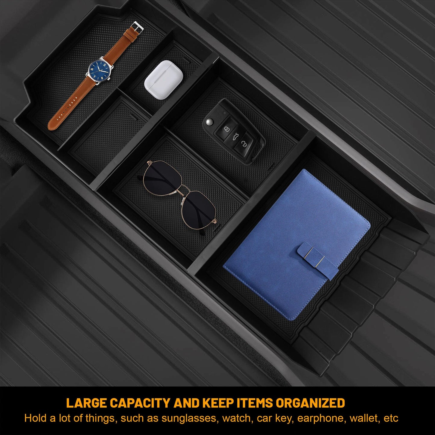 Floor Center Console Organizer for Tesla Cybertruck 2024