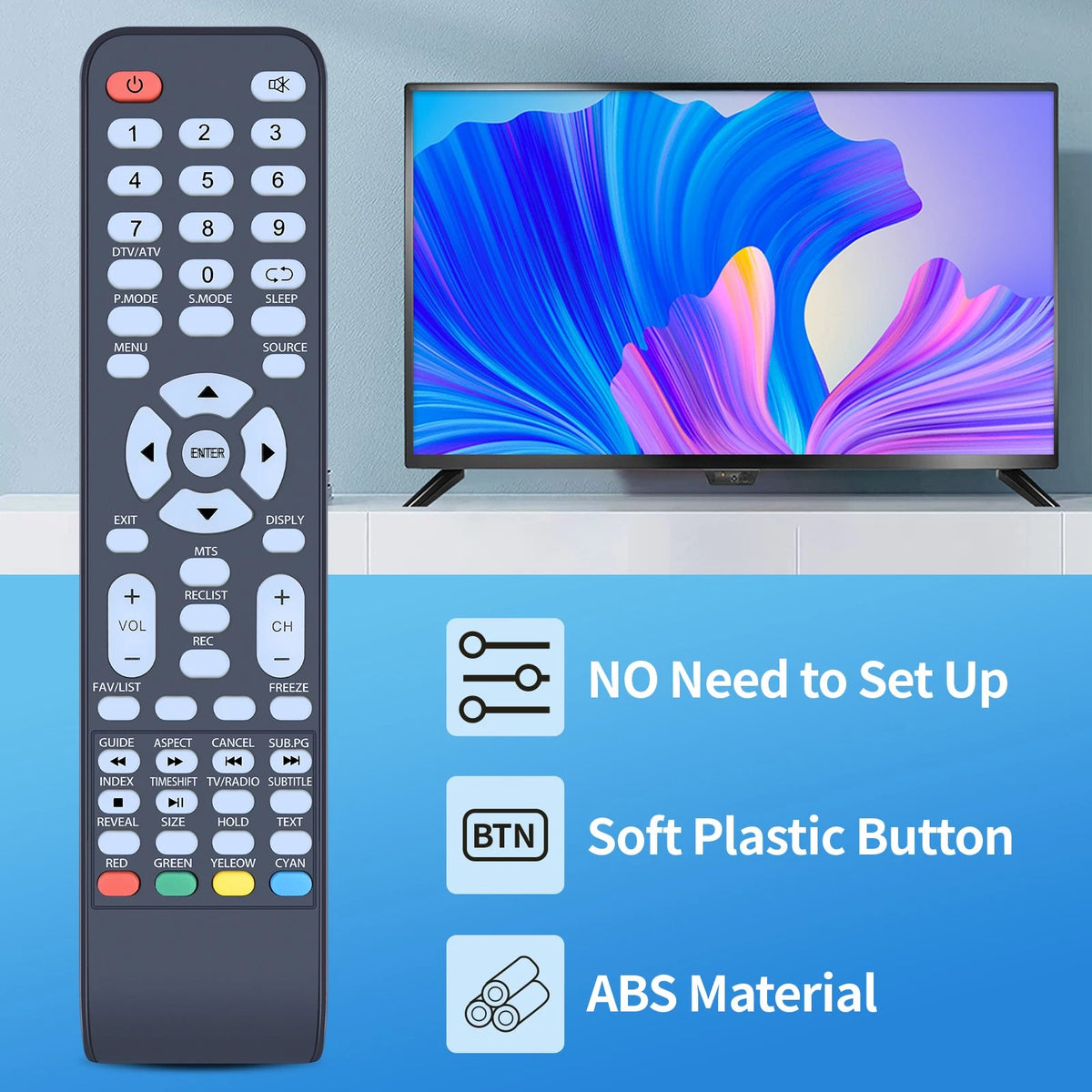 Remote Control For Pixel Smart LCD LED TV LE-5029 LE5029 LE-4229 LE-50D1 LE-5028