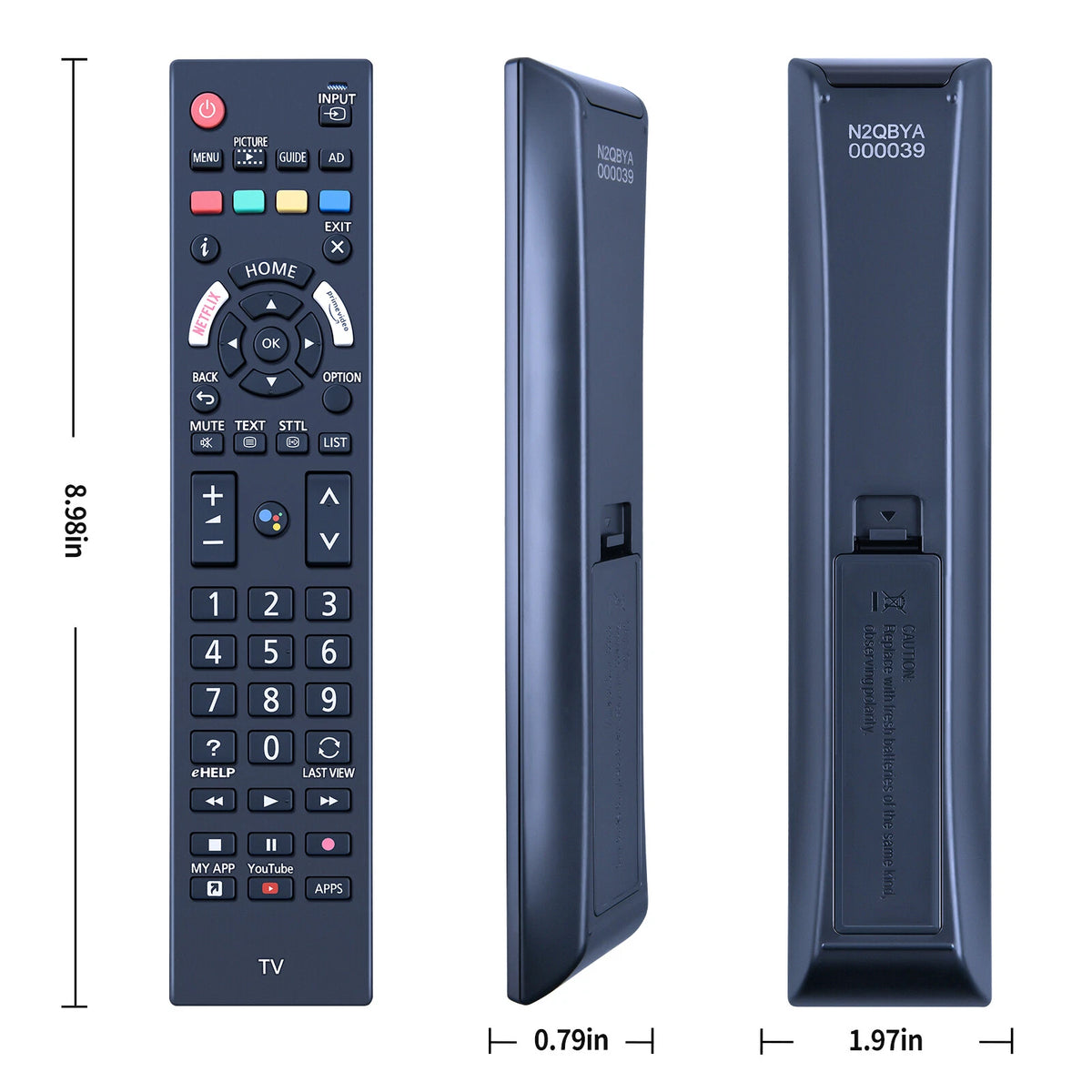 N2QBYA000039 Voice Remote Control For Panasonic 4K LED Smart TV TH-40JX700H