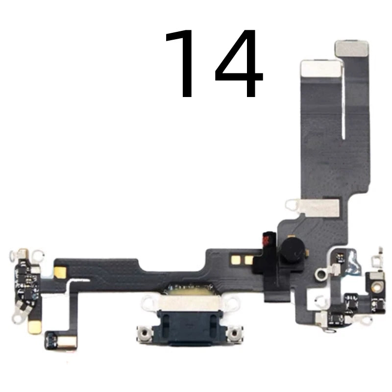 Charging Port Dock Plug Microphone Interface Flex Cable For iphone 14