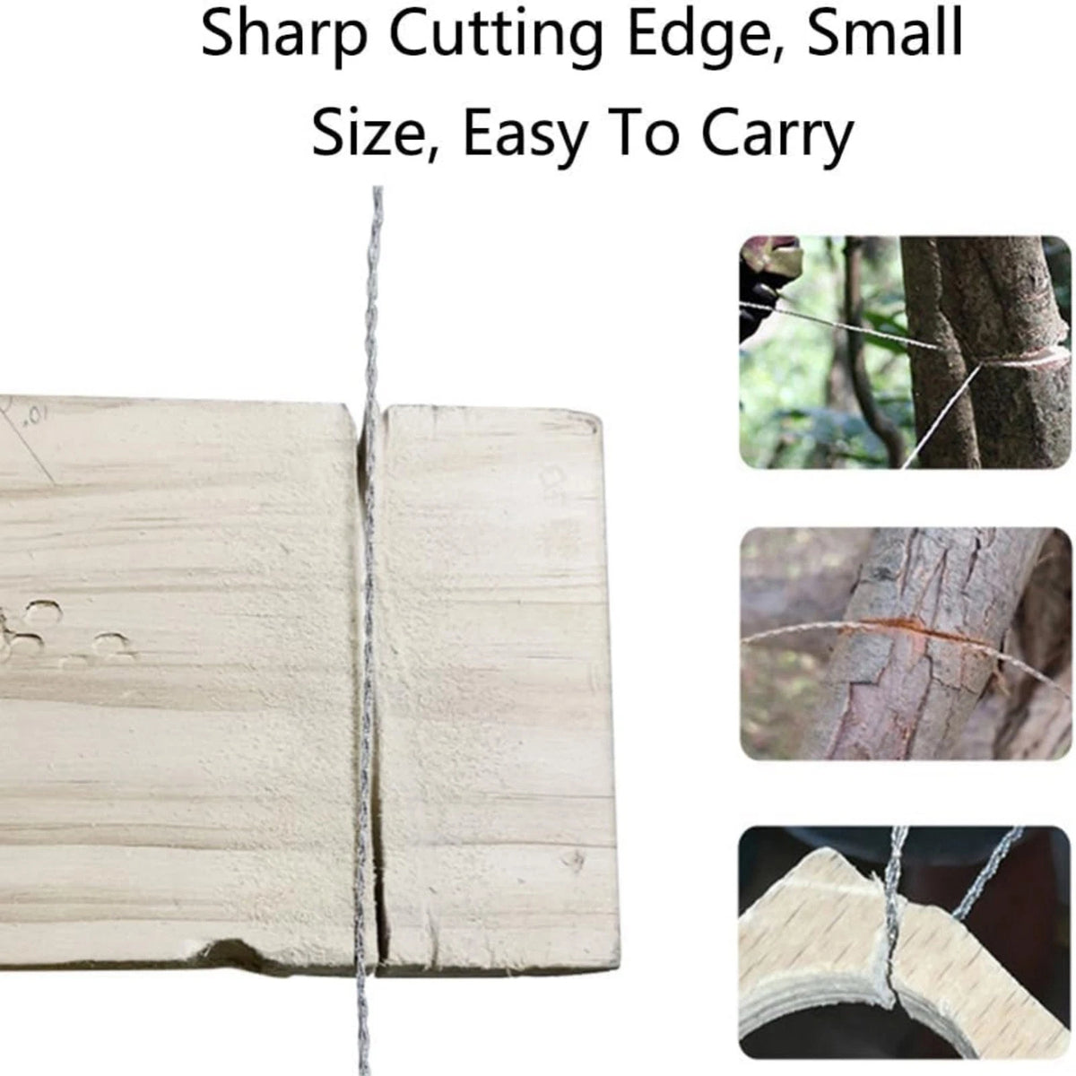 Lightweight Wire Saw With PP Handles For Hiking Backpacking Camping Outdoor Gear