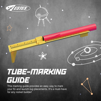 Estes 2227 Tube-Marking Guide, Flying-Rocket-Model Building Tool, Multi
