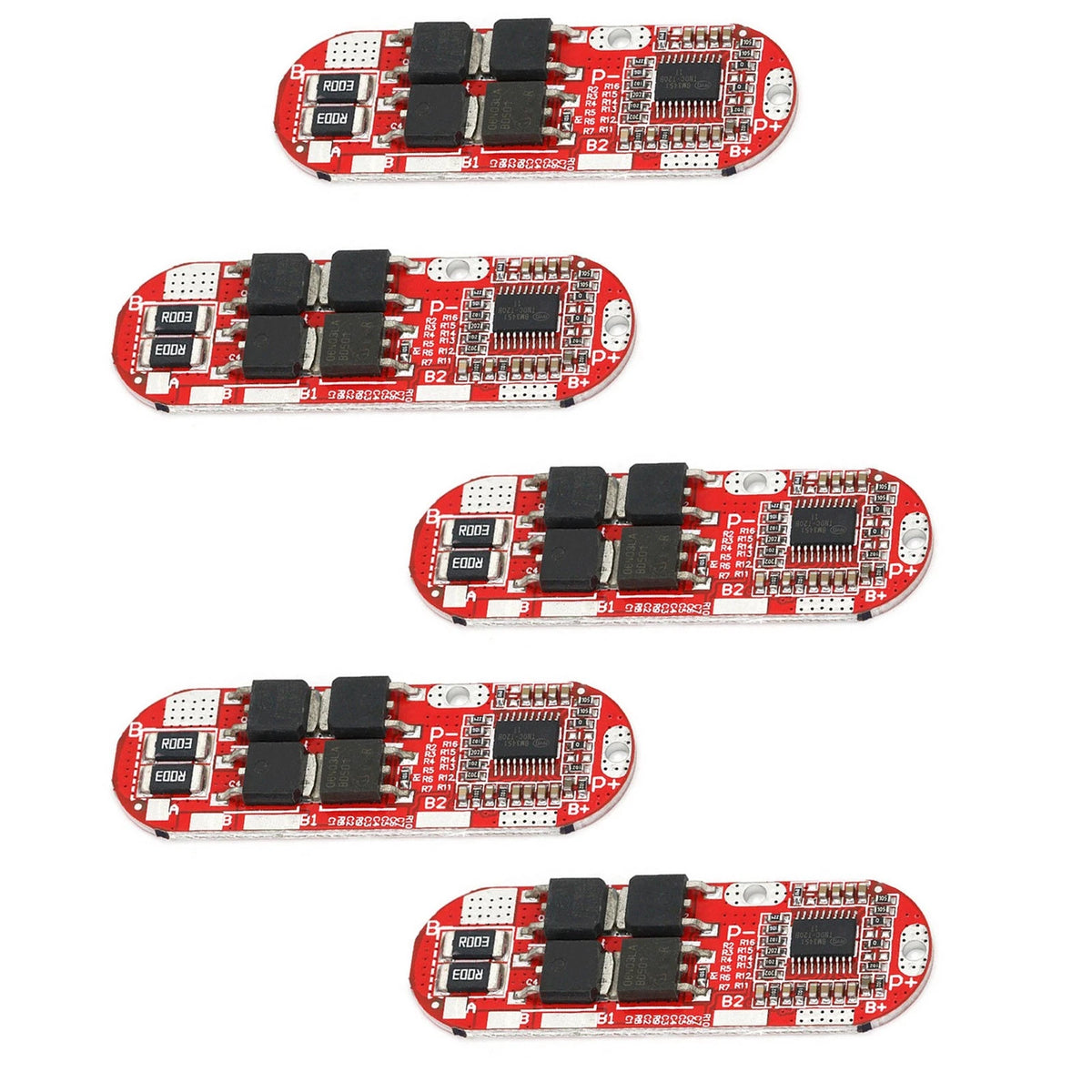 4pcs 5S 25A BMS for Lithium Battery Overcharge/Discharge Protection