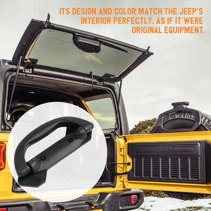 Rear Grab Handle for Jeep Wrangler JL 2018-2024 Black