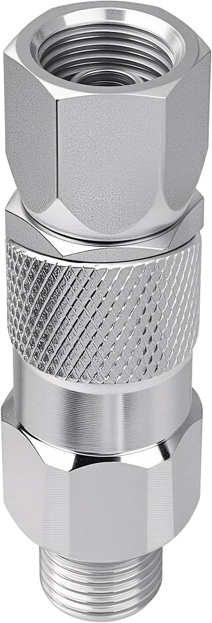 244515 1/4" Straight Hose Swivel, 360° Swivel Joint, 3000 PSI for silvery