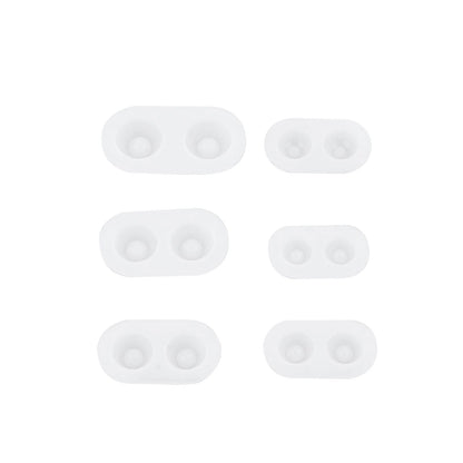 6 Sets Multifunctional Silicone Molds Flexible Doll Eye Molds Resin Durable A