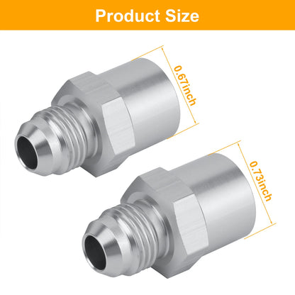 6AN Adapter Fitting Set For GM TBI Style (metric O-ring) Fuel Sending Units