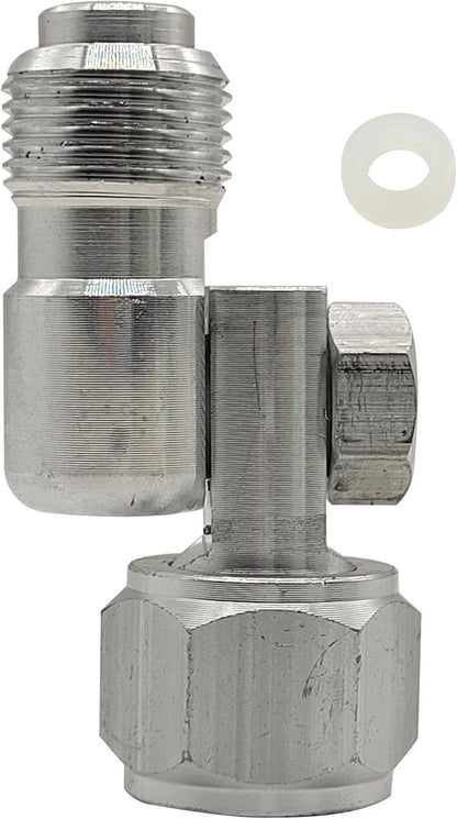 235486 7/8 Inch Thread 180 Degree Rotation Airless Paint Spray Gun Silver