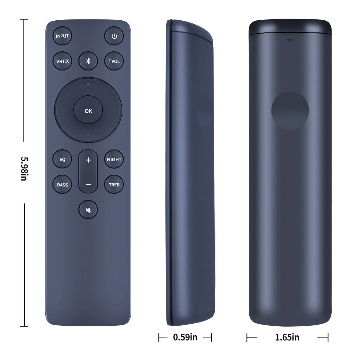 Remote Control For Vizio Sound Bar V21d-J8 V20-J8 V20x-J8 SB3620n-H6 M21d-H8