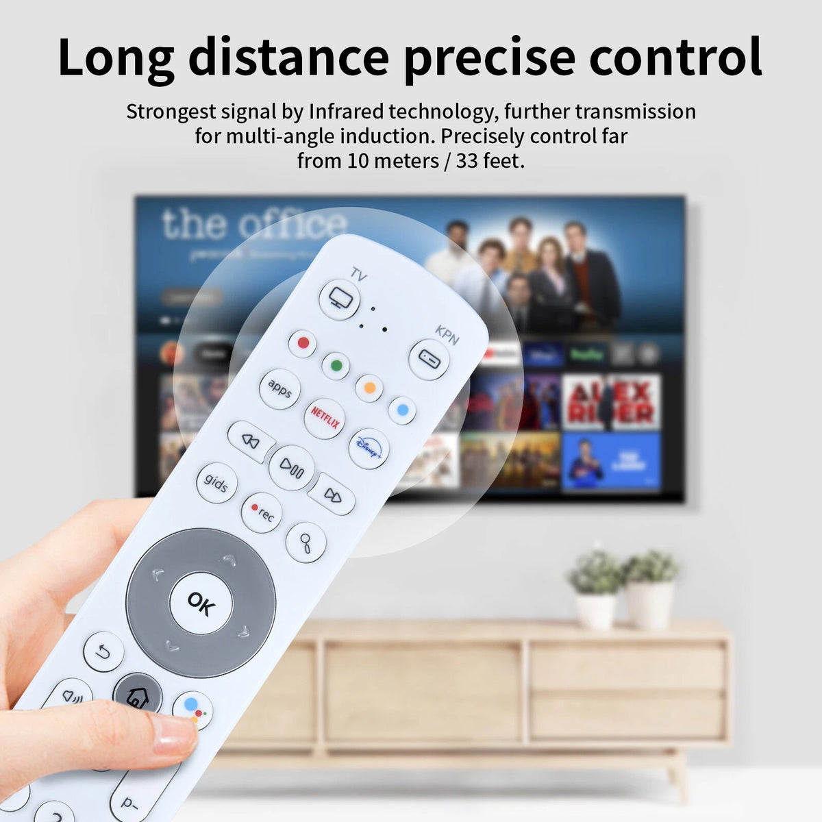 T4HU2115/40K Replacement Remote Control For NOTUS TV