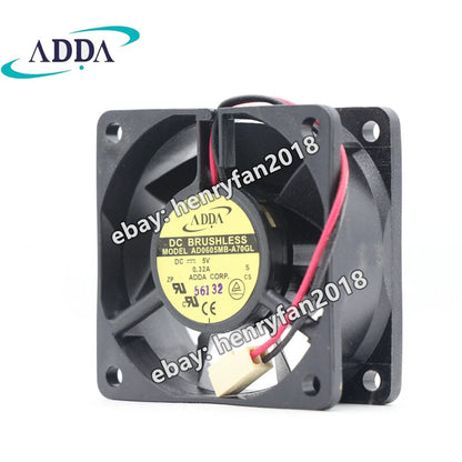 ADDA AD0605MB-A70GL 60*60*25mm DC 5V 0.32A 2-wire For USB / Chassis Cooling Fan
