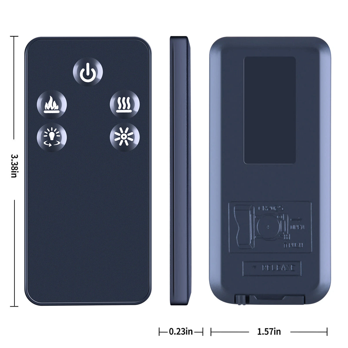Replace Remote Control For Dimplex Revillusion Electric Log Set Fireplace