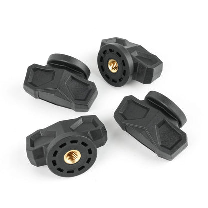Plunger Anchor Mounting Kit For Polaris Ranger General Lock & Ride System 4Pcs