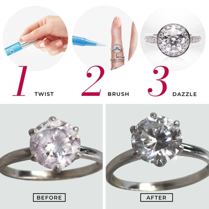 CONNOISSEURS Diamond Dazzle Stik for Rings, 1 Count (Pack of 1), Blue