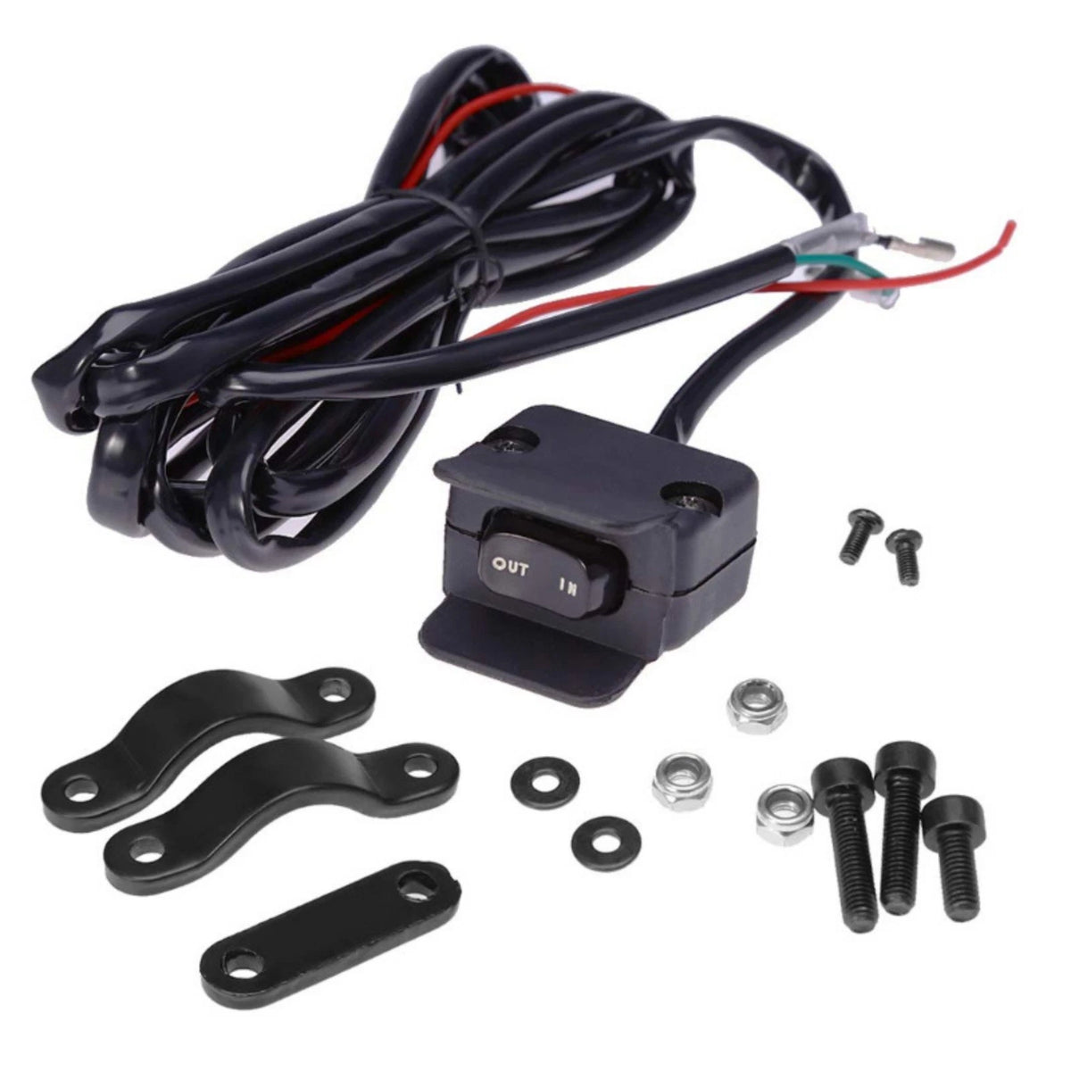 10ft Control Wire Cable for ATV UTV Winch Rocker Switch Handlebar System Kit