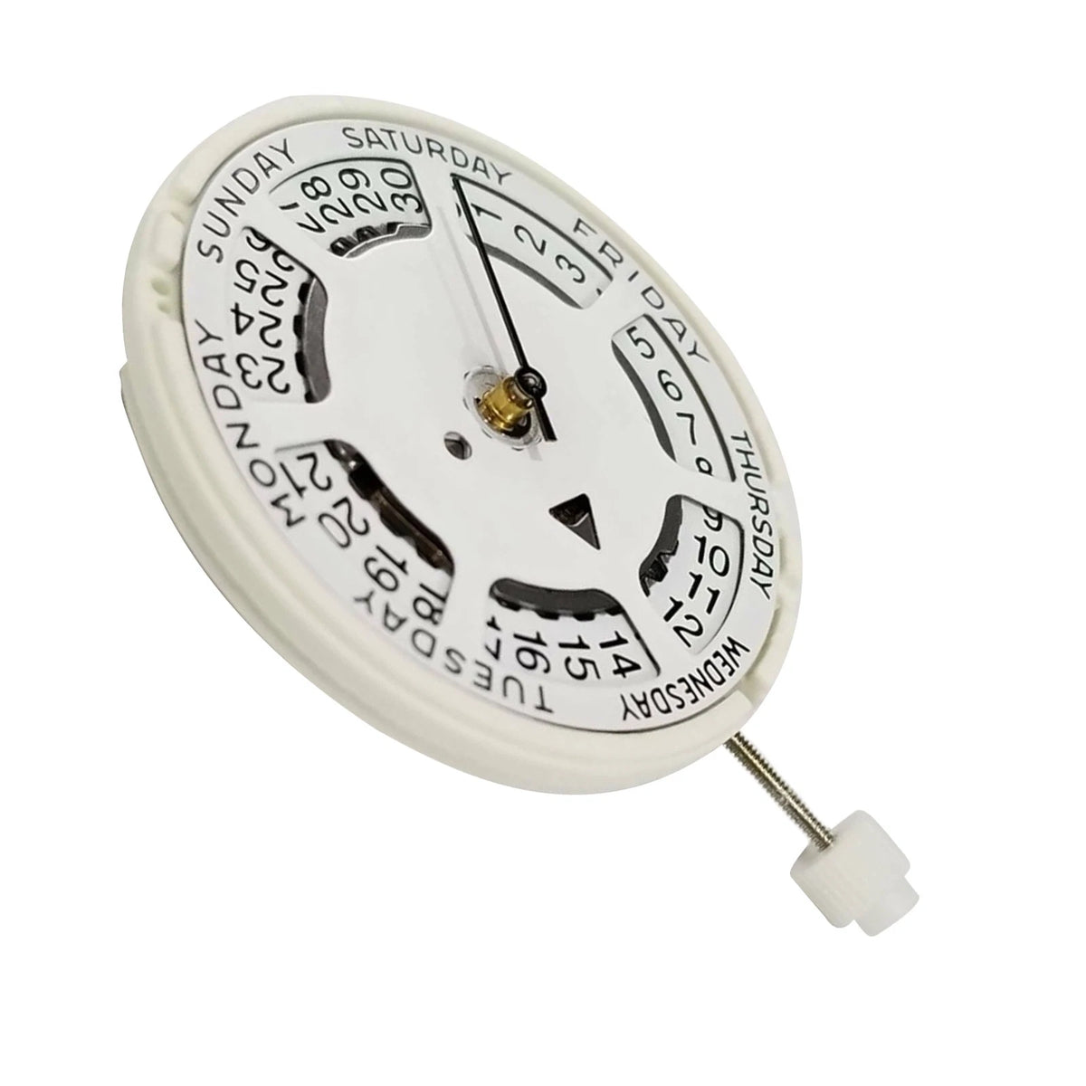 White Quartz Watch Movement With Battery For Swiss ISA 1198 Watch Accessory pp