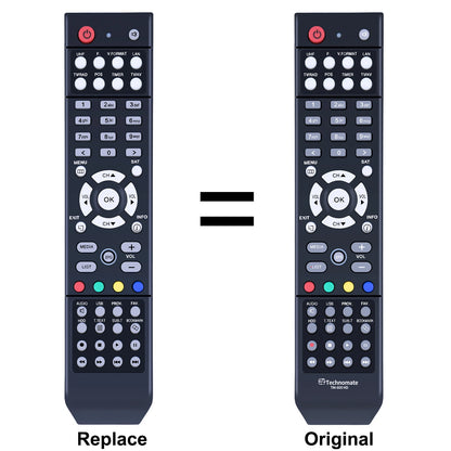 Replacement Remote Control For Technomate TM 800 HD