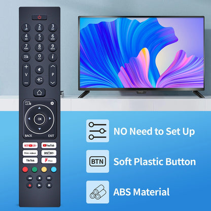 Replace Remote Control For Bush Smart Ful HD HDR TV ELED32FHDSDVD