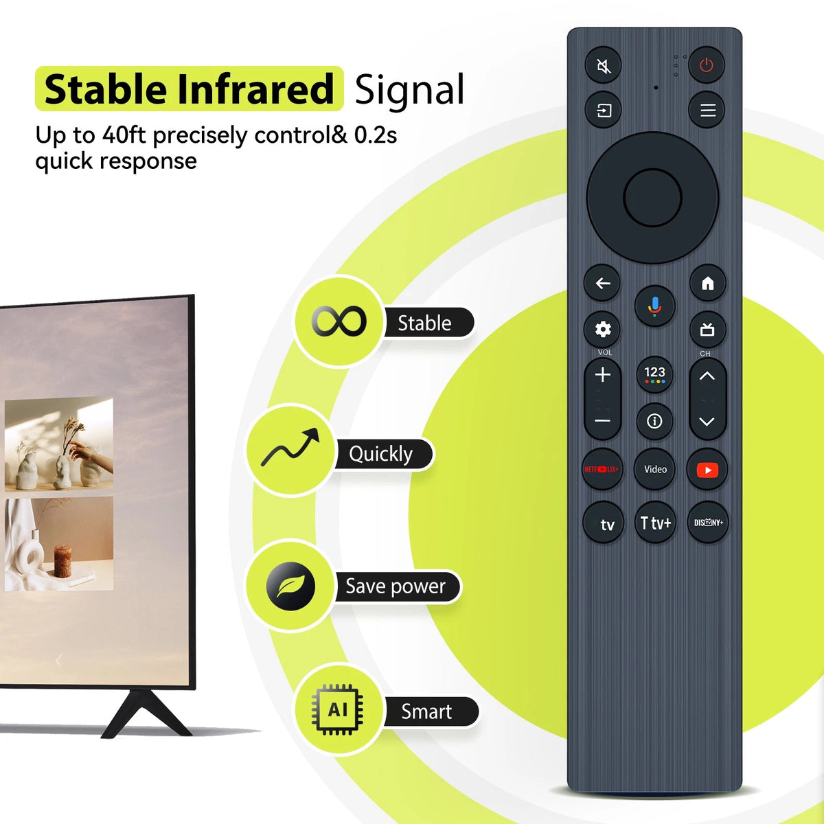 RC923A FMB1 Voice Remote Control For TCL TV 75QM6K 65QM6K 55QM6K QM7K Series