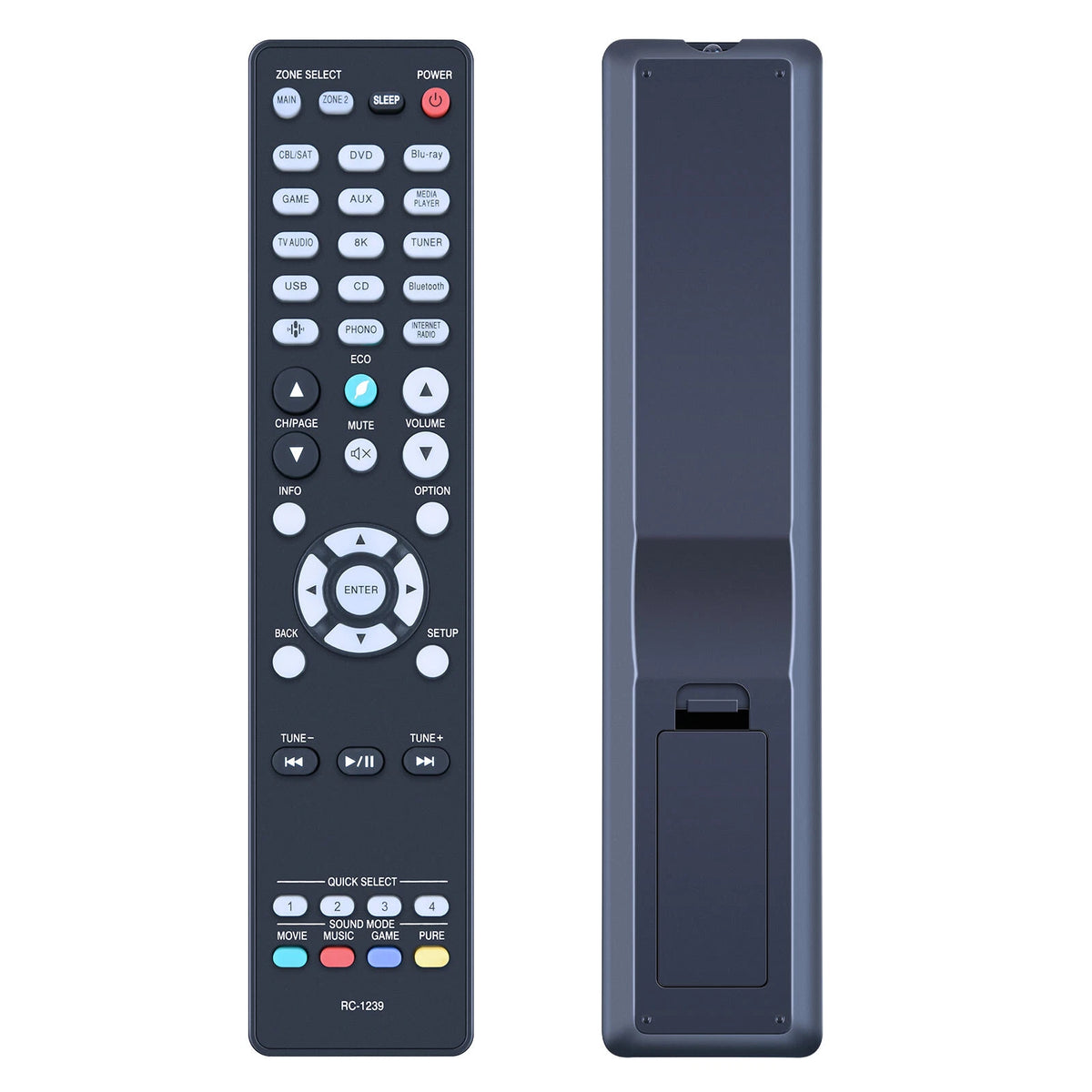 RC-1239 Remote Control For Denon AV Receiver AVR-X2700H AVR-S960H AVR-X3700H