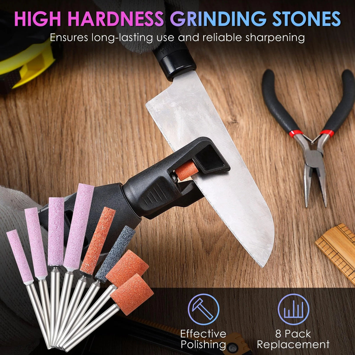 Dreyoo 13 Pieces Chainsaw Sharpening Kit, Sharpeners Tool...